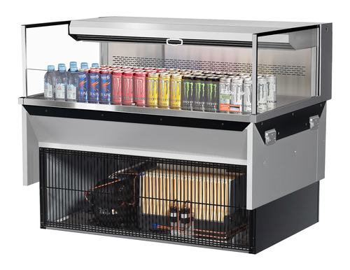 Turbo Air TOM-48L-UF-W(B)-1SI-N Refrigerated Display Case