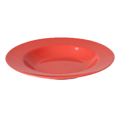 Thunder Group CR5811RD 11 1/4" Pasta Bowl, Orange 16 oz. | Case of 12