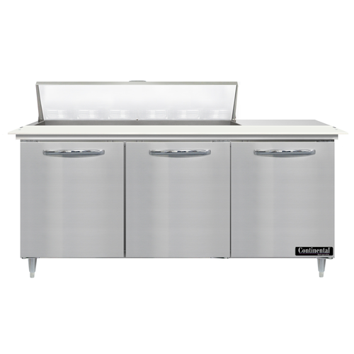 Continental Refrigerator D72N12C Refrigerated Counter, Sandwich / Salad Unit