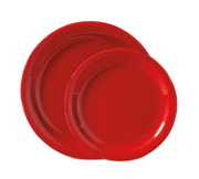 G.E.T. NP-7-RSP Red Sensation 7-1/4" Red Melamine Plate | Case of 48