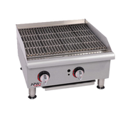APW Wyott GCRB-24S 24" Workline CharRock Gas Charbroiler | 60,000 BTU