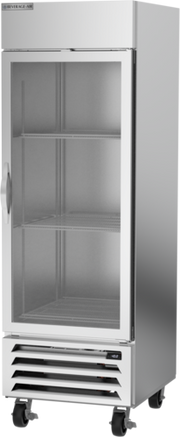Beverage Air HBF23HC-1-G 27.25" 1 Glass Door Bottom Mount Reach-In Freezer | 23.32 Cu. Ft.