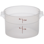 Cambro RFS2PP190 2 qt. Round Storage Container