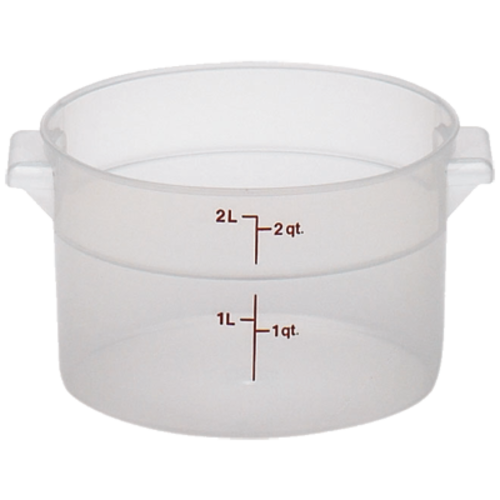 Cambro RFS2PP190 2 qt. Round Storage Container