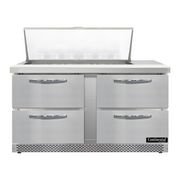Continental Refrigerator D60N18M-FB-D Refrigerated Counter, Mega Top Sandwich / Salad Unit