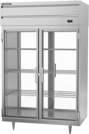 Beverage Air PRD2HC-1BG 52" 4-Glass Door Pass Thru Refrigerator | 48.33 Cu. Ft.