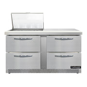 Continental Refrigerator SW60N12M-FB-D Refrigerated Counter, Mega Top Sandwich / Salad Unit