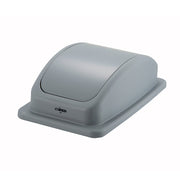 Winco PTCL-23 Trash Receptacle Lid / Top | Gray