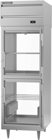 Beverage Air PH1-1BHG-PT 4 Glass Half Door Pass Thru Heated Cabinet | 21.5 Cu. Ft.