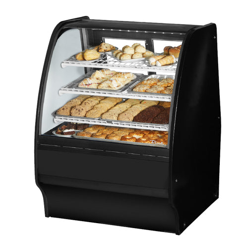 True Mfg. TGM-DC-36-SC/SC-B-W Non-Refrigerated Bakery Case