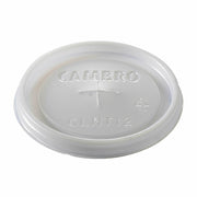 Cambro CLNT12190 Disposable CamLid w/ Straw Hole | 1000 Pack