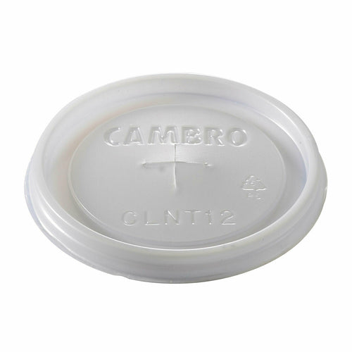 Cambro CLNT12190 Disposable CamLid w/ Straw Hole | 1000 Pack
