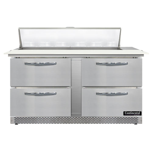 Continental Refrigerator SW60N12C-FB-D Refrigerated Counter, Sandwich / Salad Unit