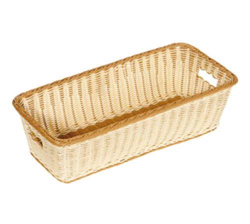 G.E.T. 23" x 11" Two-Tone Designer Polyweave Rectangular Basket | Model No. WB-1519-TT