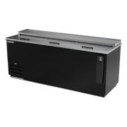 Beverage Air DW79HC-B-29 80" Black Frosty Brew Deep Well Bottle Cooler | 24.1 Cu. Ft.