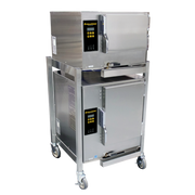 AccuTemp E3/E62083E150 DBL Evolution 9 Pan Electric Floor Model Convection Steamer | 208V