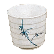 Thunder Group 9302BB 3 1/2" Tea Cup, Blue Bamboo 11 oz. | Case of 12