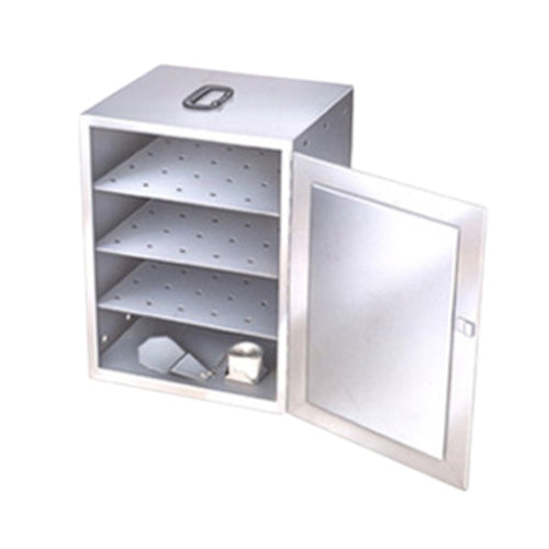 Lakeside 75112 3-Shelf Stainless Steel Heated Food Carrier Box | Solid Fuel
