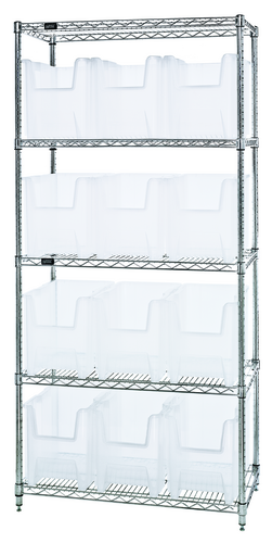Quantum WR5-600CL Shelving Unit, Wire