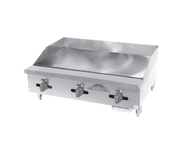 Comstock-Castle Diner Series 3836TG 36" Thermostatic Countertop Gas Griddle | 90,000 BTU