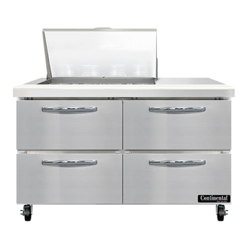 Continental Refrigerator SW48N12M-D Refrigerated Counter, Mega Top Sandwich / Salad Unit