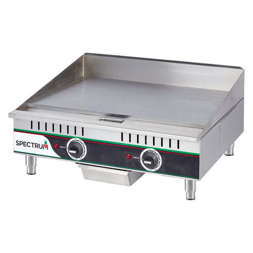 Winco EGD-24M 24" Manual Electric Countertop Griddle | 208-240V