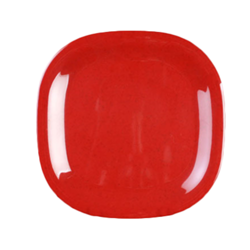 Thunder Group 8-1/4" x 8-1/4" Passion Red Melamine Plate | Model No. PS3008RD