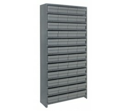 Quantum CL1275-701 Shelving Unit, Solid Flat