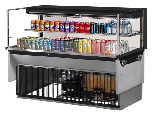 Turbo Air TOM-60L-UF-W(B)-2SI-N Refrigerated Display Case