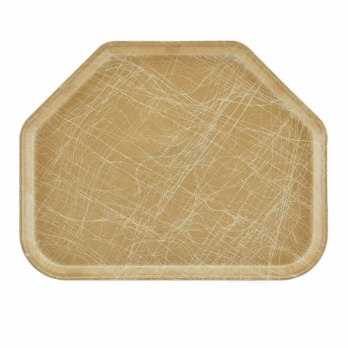 Cambro 1418TR Camtray Fiberglass Trapezoid Cafeteria Tray | 14" x 18"