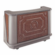 Cambro BAR650DS Cambar 67.5" Economy System Decorative Portable Bar w/ 80 lb. Ice Sink