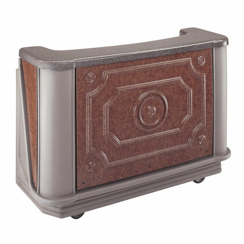 Cambro BAR650DS Cambar 67.5" Economy System Decorative Portable Bar w/ 80 lb. Ice Sink