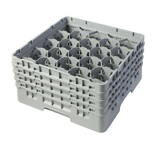 Cambro 20S800 Camrack 20 Compartment Glass Rack w/ 4 Extenders