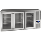 Viking VCBR572-SG01A 72" 3-Glass Door Back Bar Cooler | 19.74 Cu. Ft.