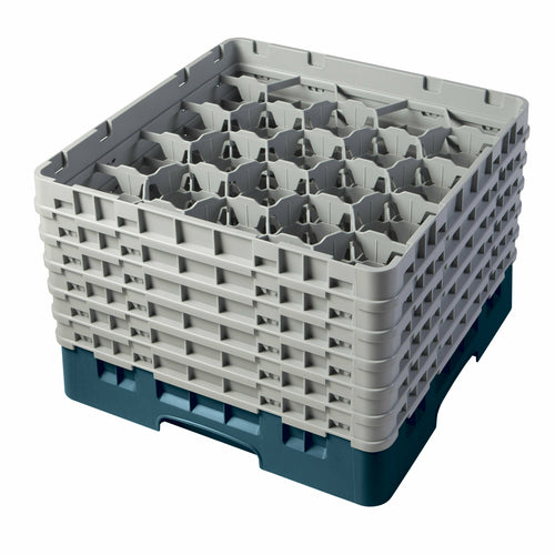 Cambro Camrack 20 Compartment Glass Rack w/ 6 Extenders | Model No. 20S1114