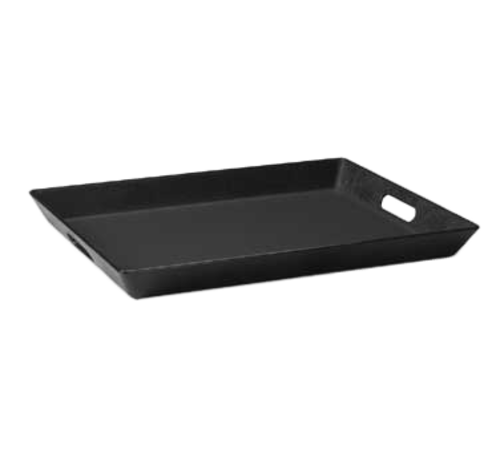 G.E.T. RST-1522-BK Black 15 x 20" Melamine Serving Tray