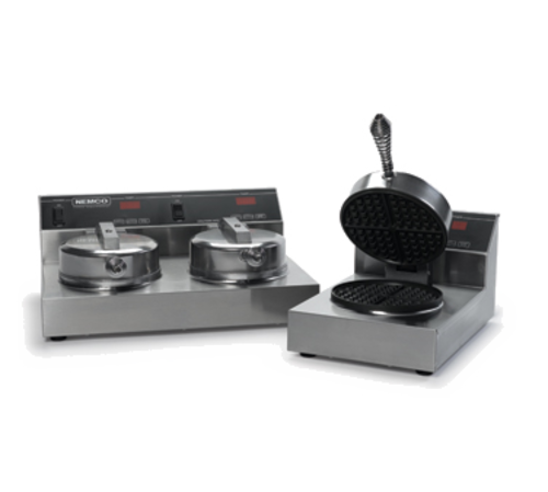 Nemco 7000A-2S Double 7" Round Waffle Maker