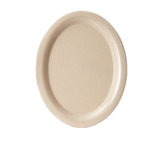 G.E.T. BAM-1135 BambooMel 13-1/2" Oval Melamine Platter | Case of 12