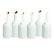 Tablecraft 8128A 1 Gallon PourMaster Pour Bottles | Pack of 6