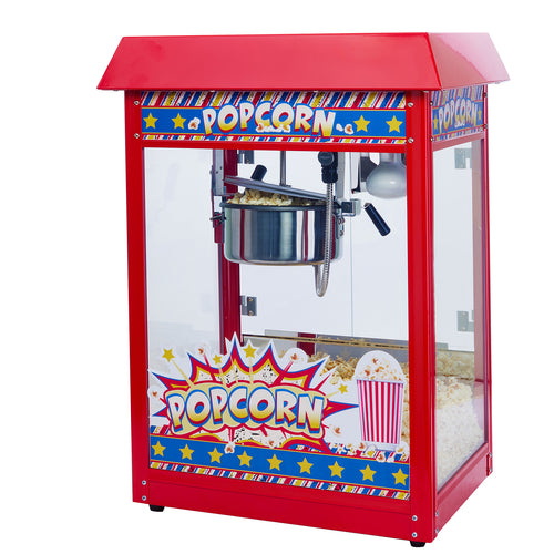 Winco POP-8R Showtime Electric Countertop Popcorn Machine | 8 Oz. Kettle