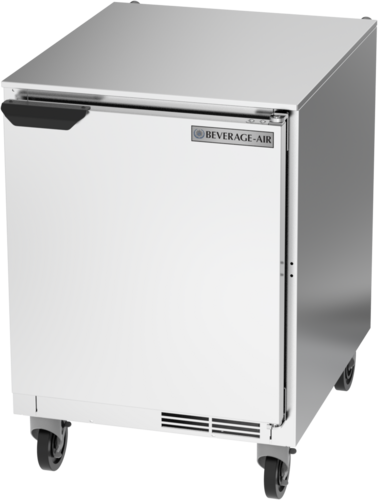 Beverage Air UCR24AHC 24" 1-Solid Door Undercounter Refrigerator | 5.16 Cu. Ft.