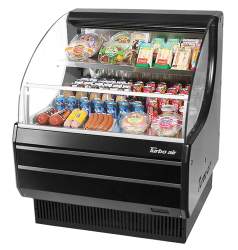 Turbo Air TOM-30LW(B)-N Open Air Merchandiser