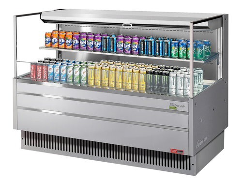 Turbo Air TOM-60L-UF-W(B)-2S-N Open Air Merchandiser