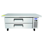 Atosa MGF8452GR 61" 4-Drawer Refrigerated Chef Base | 8.4 Cu. Ft.