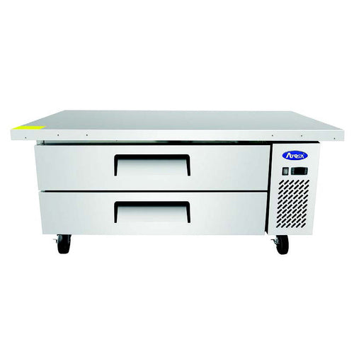 Atosa MGF8452GR 61" 4-Drawer Refrigerated Chef Base | 8.4 Cu. Ft.