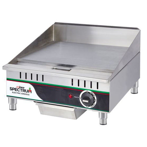 Winco EGD-16M 16" Manual Electric Countertop Griddle | 120V