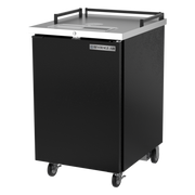 Beverage Air BM23HC-B-28 24" Black Draft Beer Cooler without Tap Tower | (1) 1/2 Keg