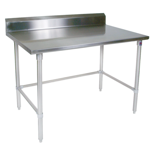 John Boos ST6R5-3060SBK-X Work Table,  54" - 62", Stainless Steel Top