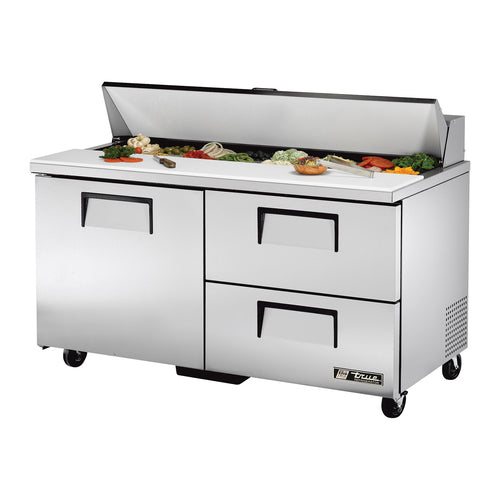 True Mfg. TSSU-60-16D-2-HC Sandwich / Salad Prep Table