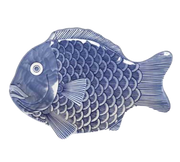 G.E.T. 370-10-BL Creative Table Blue Melamine Fish Platter 10" x 7" | Case of 12